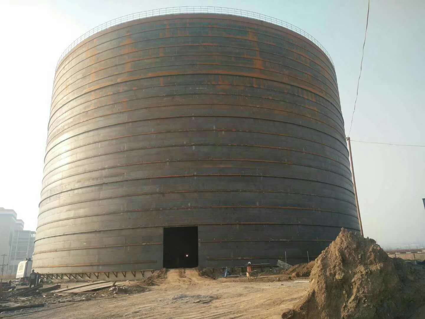 横峰承建大型钢板库的好处及原理