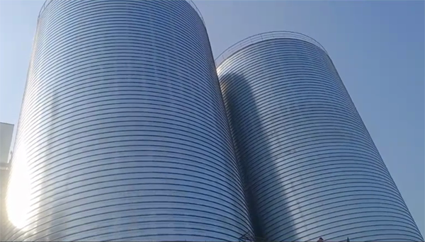 横峰2座混凝土高架卷板仓